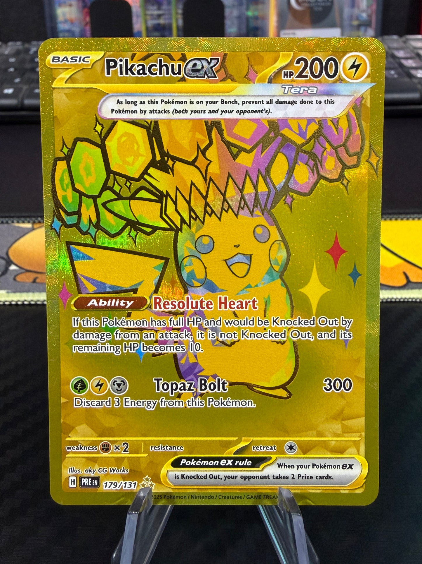Pikachu Ex - Hyper Rare - 179/131 - Prismatic Evolutions