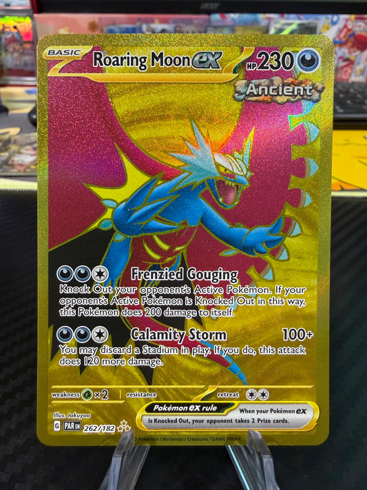 Roaring Moon Ex - 262/182 - Hyper Rare - Paradox Rift - NM