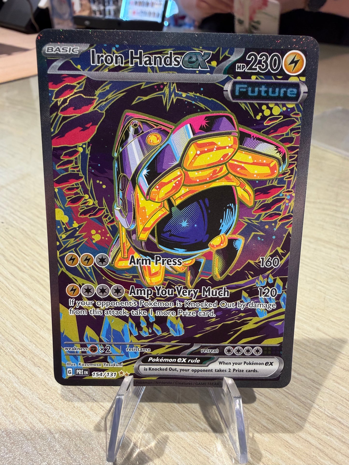 Iron Hands EX - 154/131 - SIR - Prismatic Evolutions