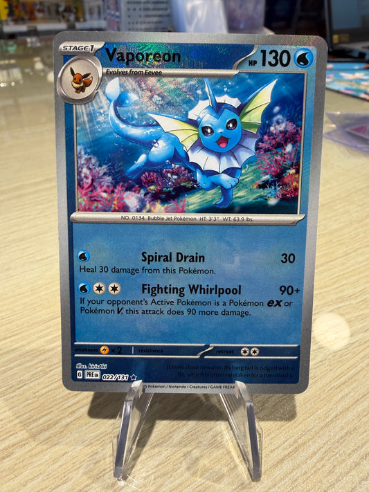 Vaporeon - 022/131 Masterball - Prismatic Evolutions