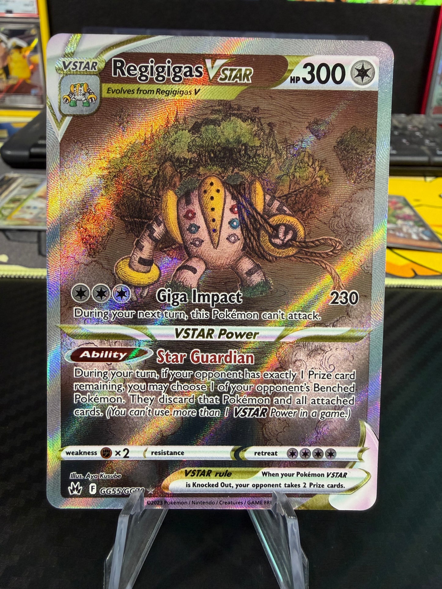 Regigigas Vstar - GG55/GG70 - Crown Zenith