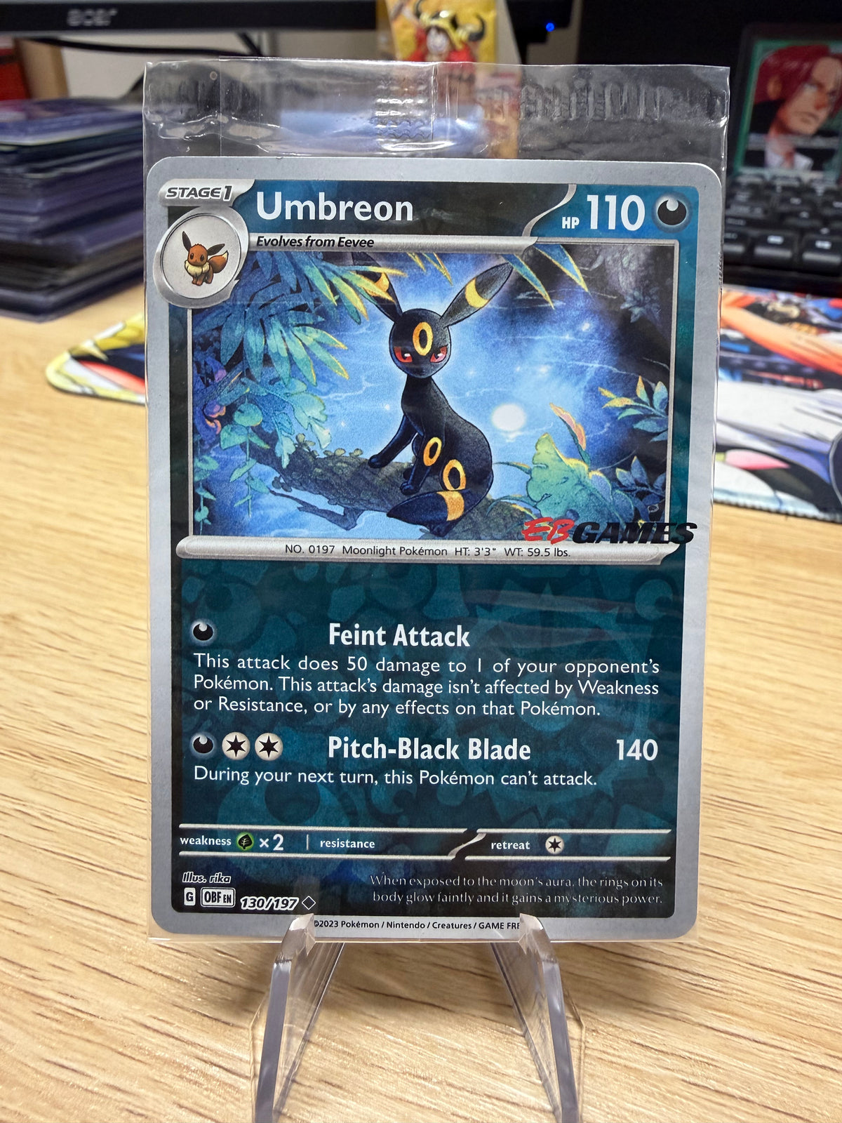 Umbreon - 130/197 - EB Games Stamp