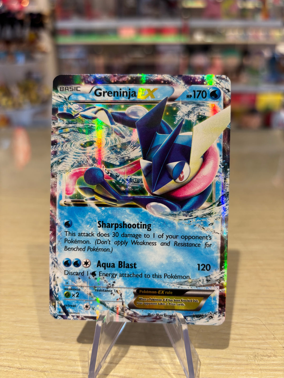 Greninja EX - XY20 - XY Black Star Promo