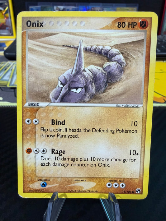 Onix - 71/100 - Pokemon Sandstorm - MP/HP