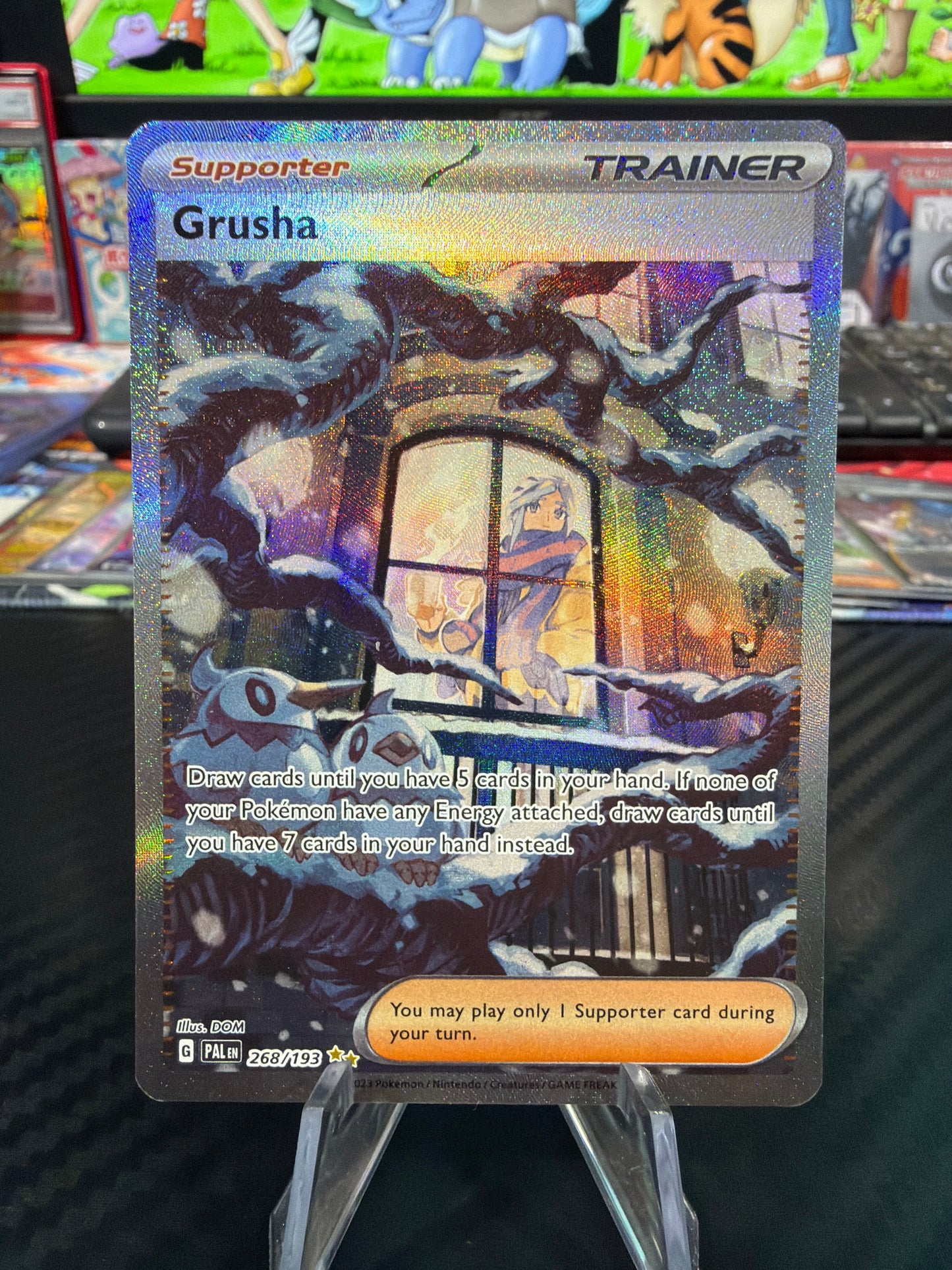 Grusha - 268/193 - Special Illustration Rare - Paldea Evolved - NM