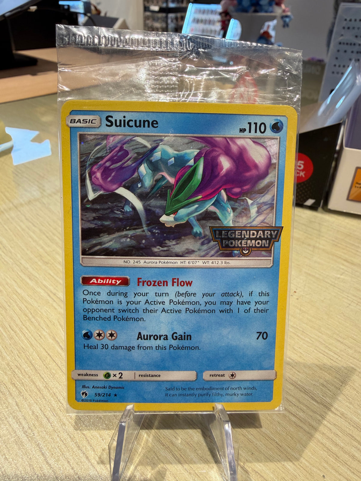 Suicune - Legendary Pokemon Stamped - 59/214 - Sealed Promo