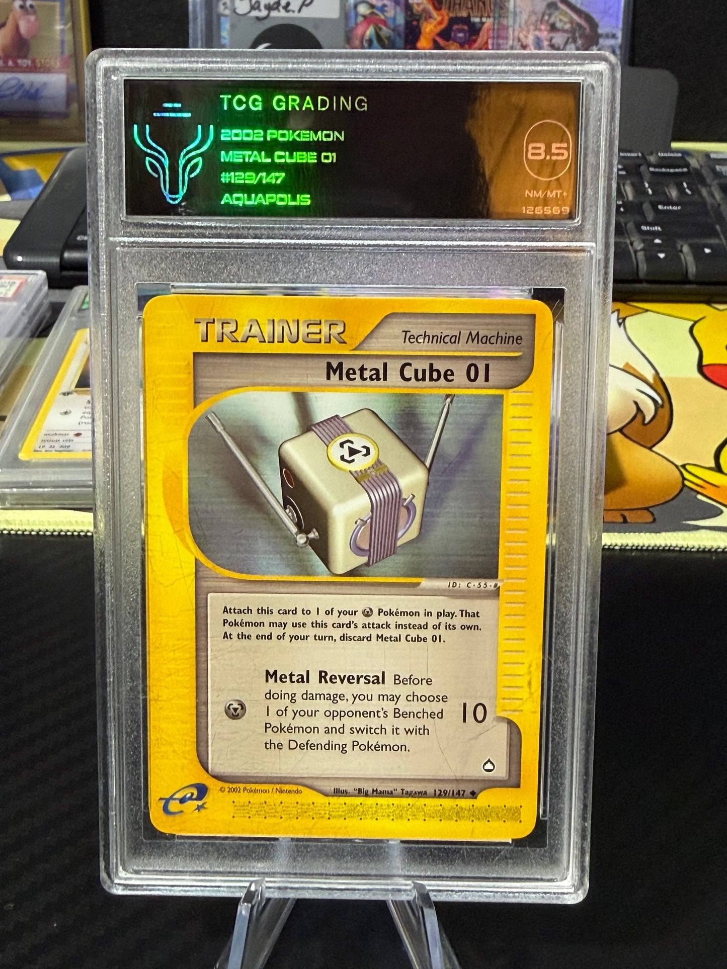 TCG 8.5 - Metal Cube 01 - 129/147 - Pokemon Aquapolis