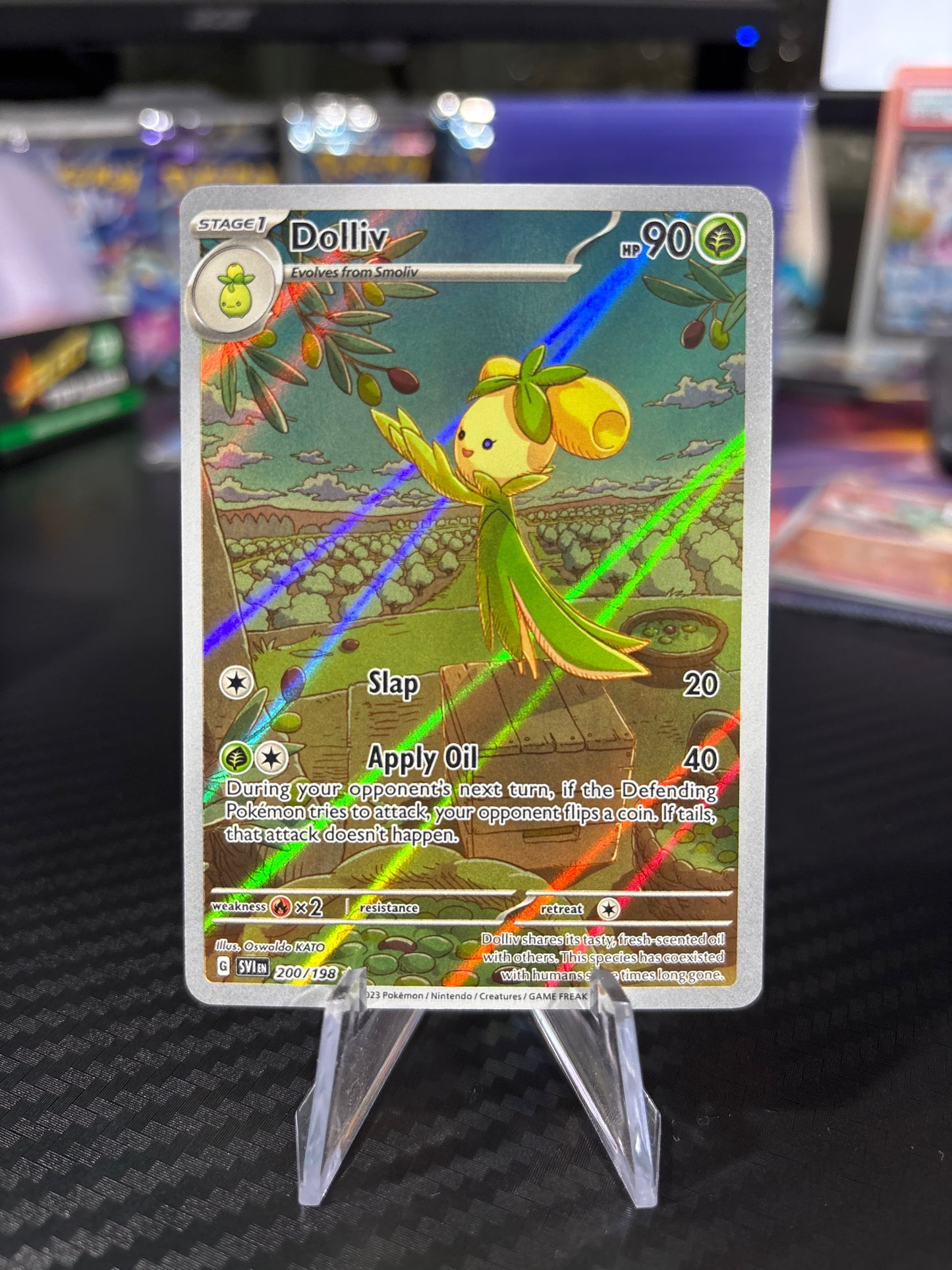 Dolliv - 200/198 - Illustration Rare - Scarlet & Violet - NM