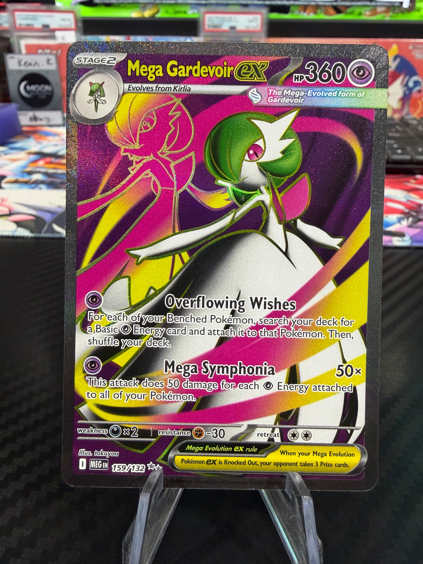 Mega Gardevoir Ex - 159/132 - Full Art - Mega Evolutions - NM