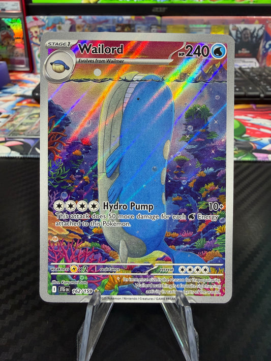 Wailord - 162/159 - Illustration Rare - Journey Together - NM