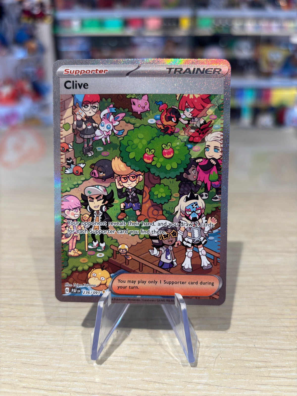 Clive - 236/091 - Paldean Fates