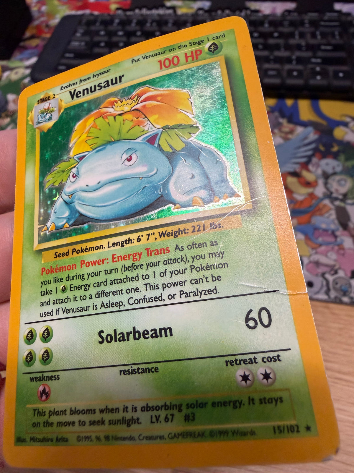 Venusaur Holo - 15/102 - Base Set