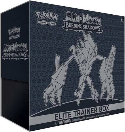 Sun & Moon Burning Shadows Elite Trainer Box (ETB)
