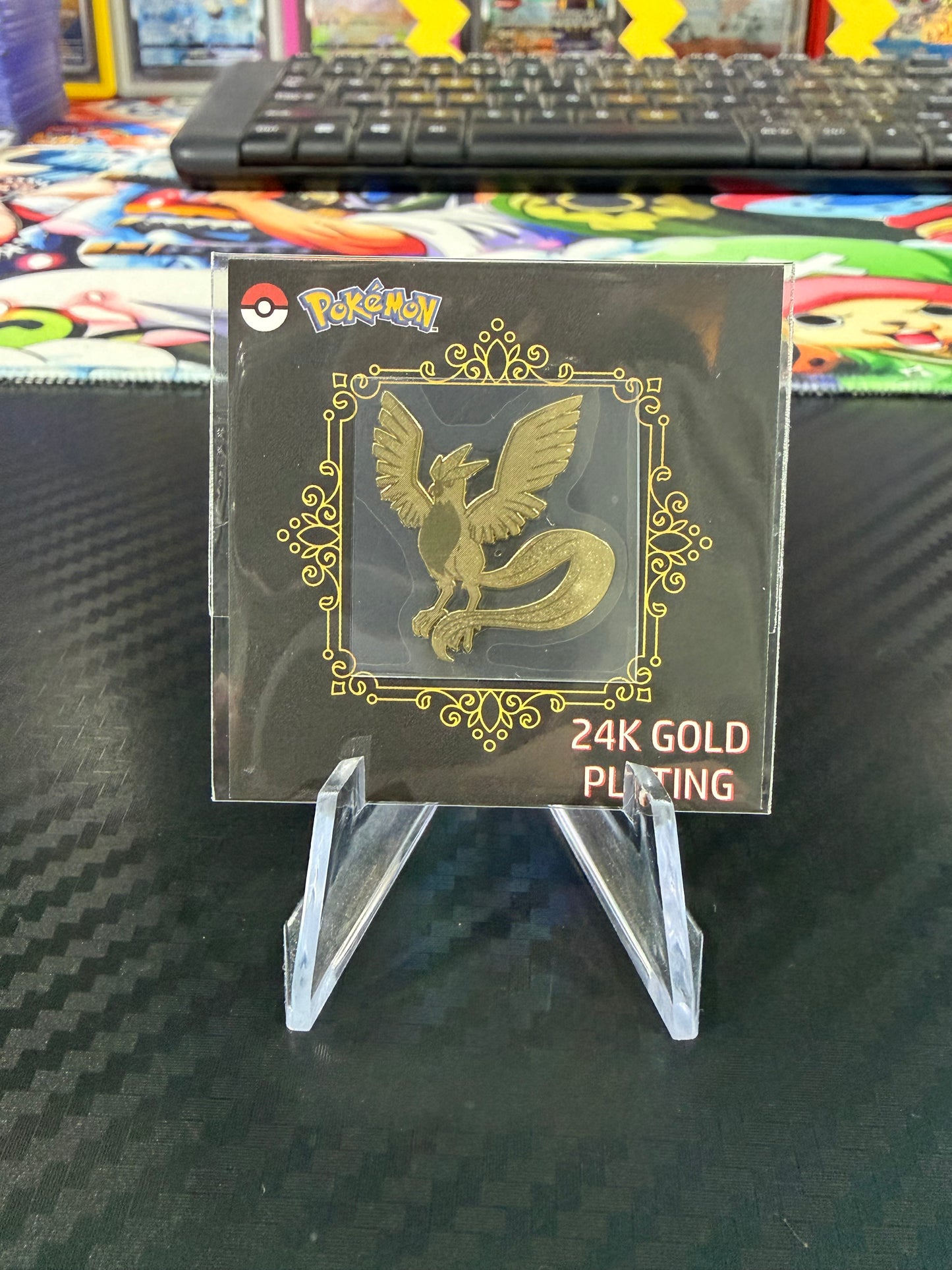 Articuno - 24k Gold Plated Metal Sticker
