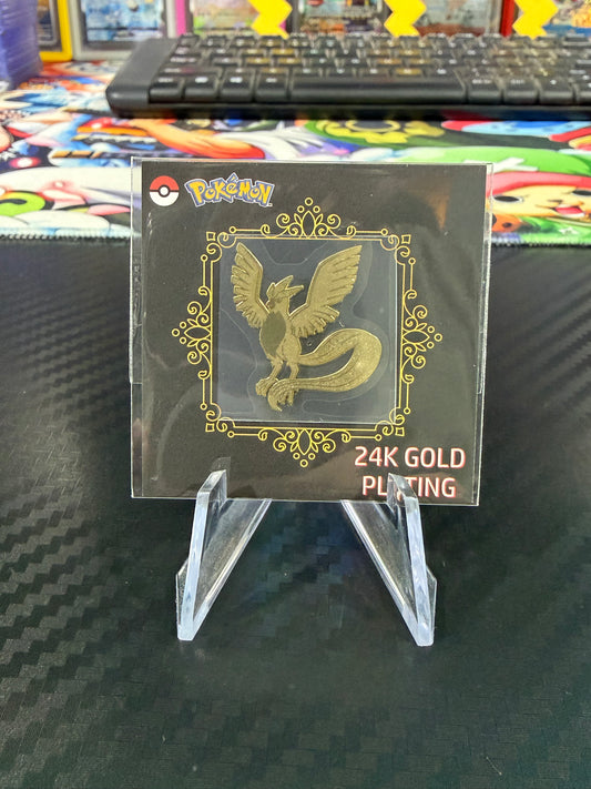 Articuno - 24k Gold Plated Metal Sticker