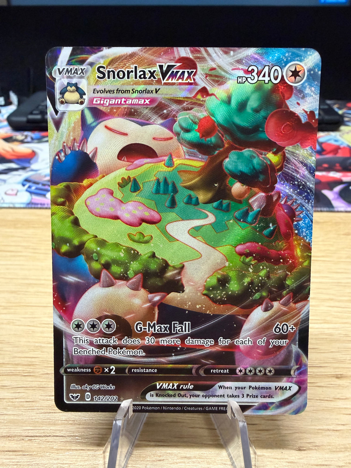 Snorlax Vmax - 142/202 - Sword & Shield Base