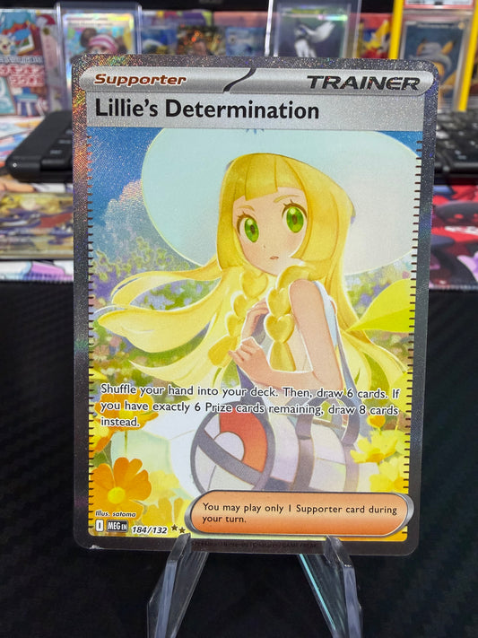 Lillie’s Determination - 184/132 - Special Illustration Rare - Mega Evolution - NM