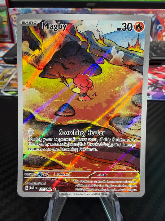 Magby - 186/182 - Illustration Rare - Paradox Rift - NM