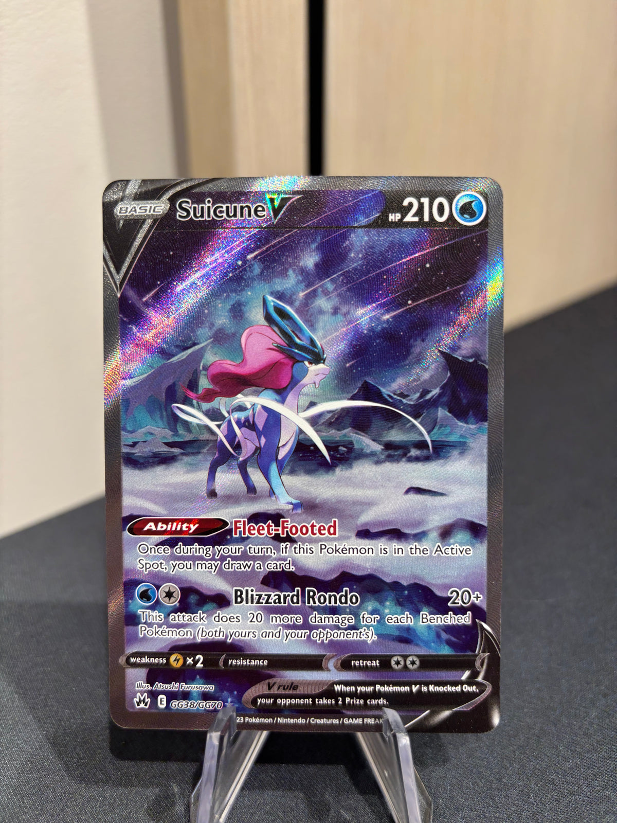 Suicune V - GG38/GG70 - Crown Zenith