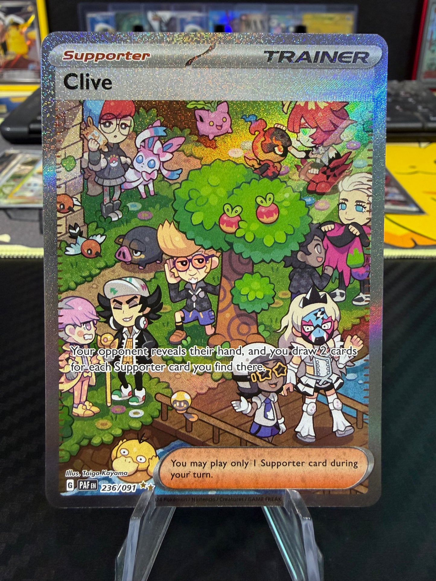 Clive - 236/091 - Special Illustration Rare - Paldean Fates