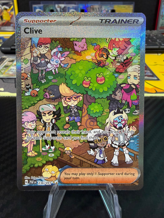 Clive - 236/091 - Special Illustration Rare - Paldean Fates