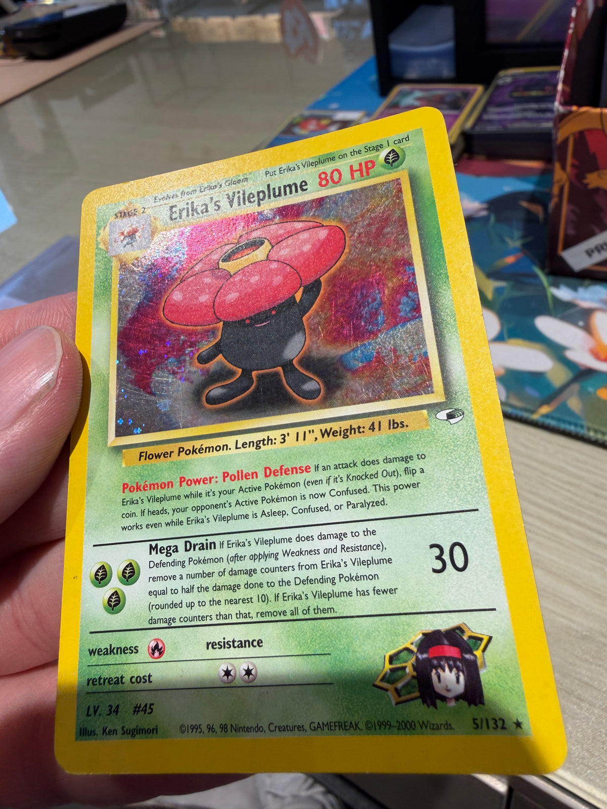 Erika’s Vileplume - Holo - 5/132 - Gym Challenge