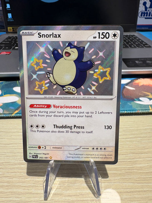 Snorlax - 202/091 - Paldean Fates