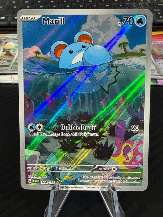 Marill - 204/193 - Illustration Rare - Paldea Evolved - NM