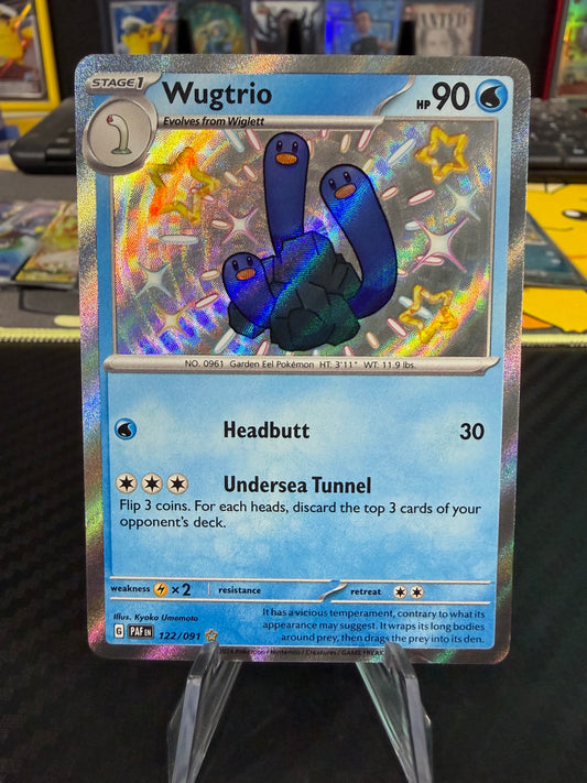 Wugtrio - 122/091 - Baby Shiny - Paldean Fates