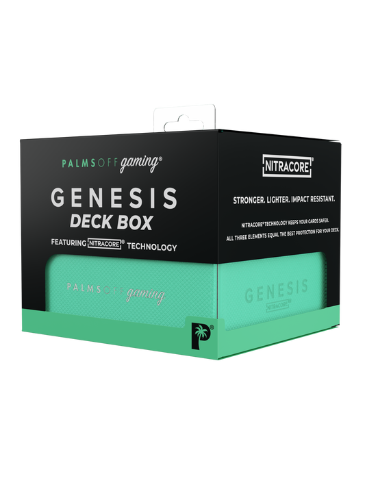 Palms Off Gaming - Genesis Deck Box - (100-120 Cards) - TURQUOISE