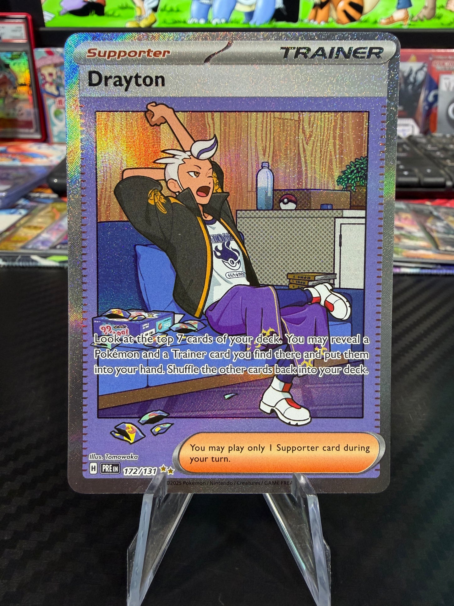 Drayton - 172/131 - Special Illustration Rare - Prismatic Evolutions - NM