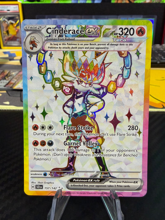 Cinderace Ex - 157/142 - Full Art - Stellar Crown