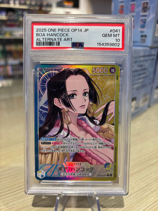 PSA 10 - Boa Hancock - OP14-041 - The Azure Sea’s Seven Japanese