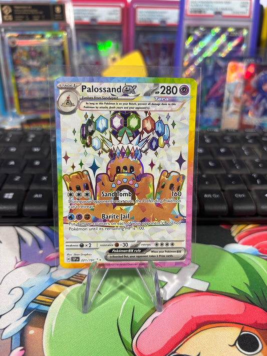 Palossand EX - 221/191 - Full Art - Surging Sparks - NM