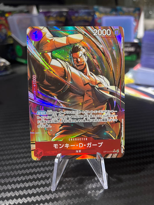 Monkey D Garp Alt Art #OP13-016 Japanese