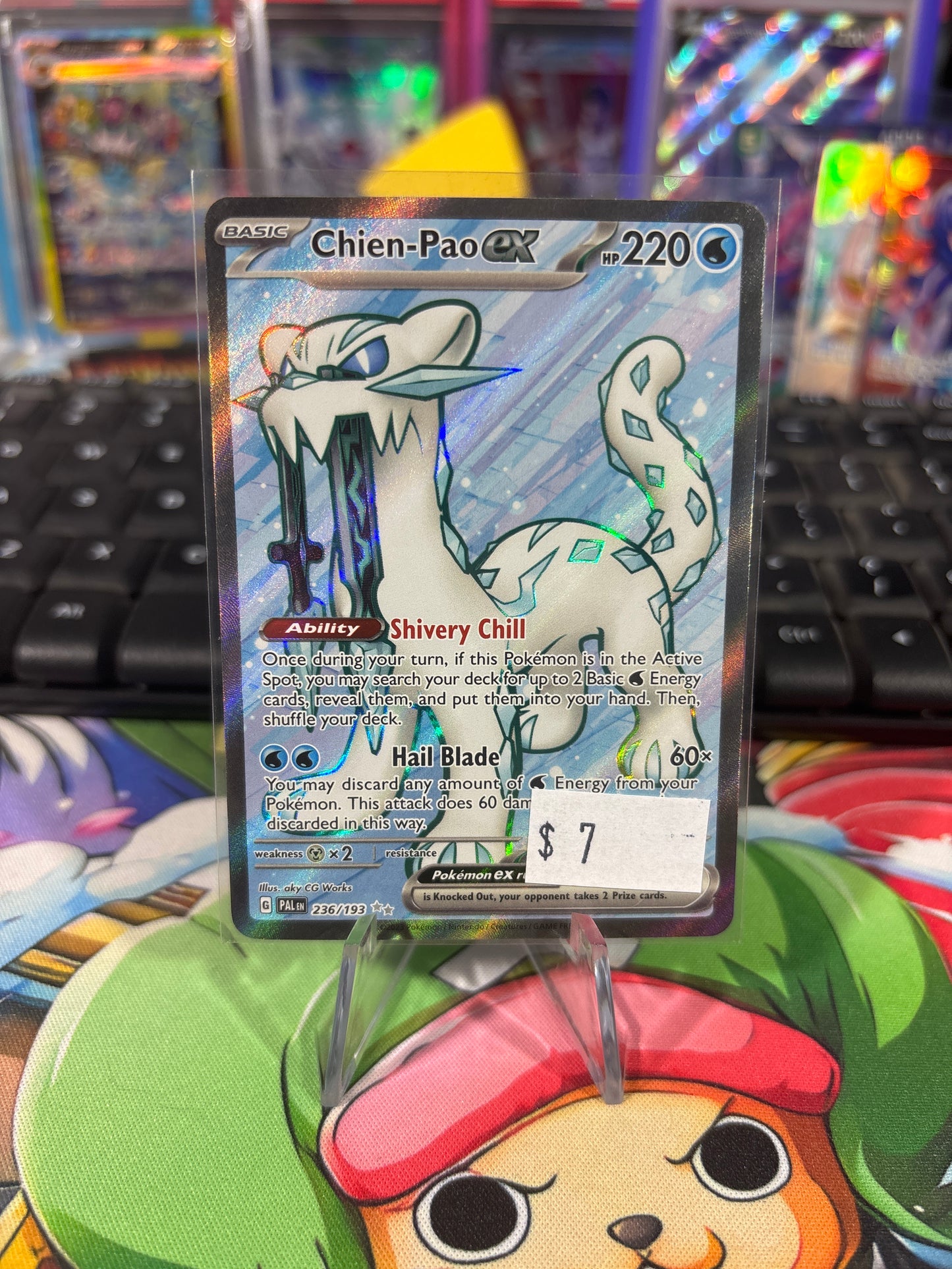 Chien-Pao EX - 236/193 - Full Art - Paldea Evolved - NM
