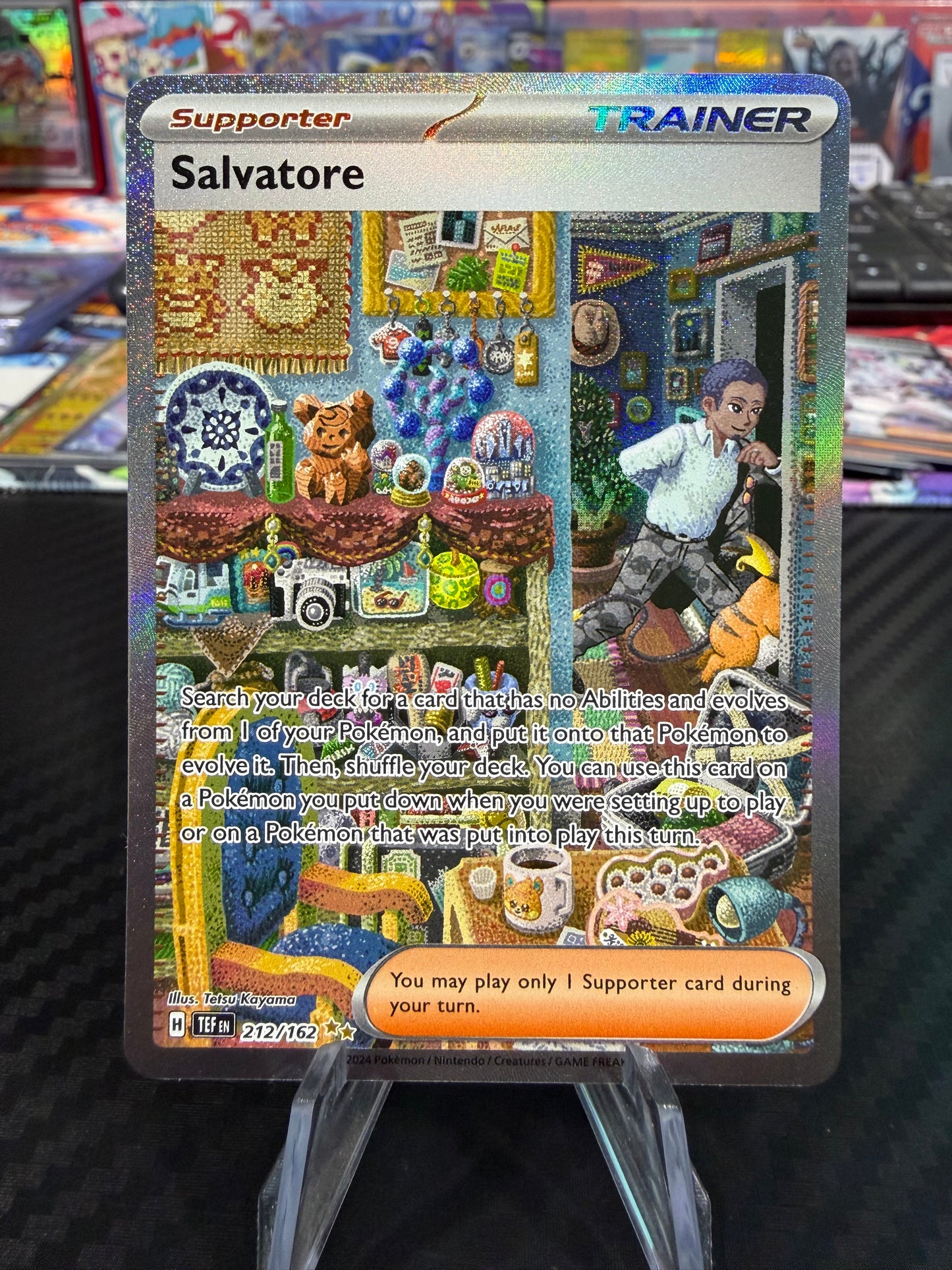 Salvatore - 212/162 - Special Illustration Rare - Temporal Forces - NM