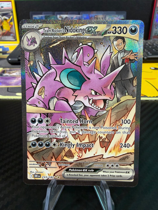 Team Rocket’s Nidoking Ex - 233/182 - Special Illustration Rare - Destined Rivals