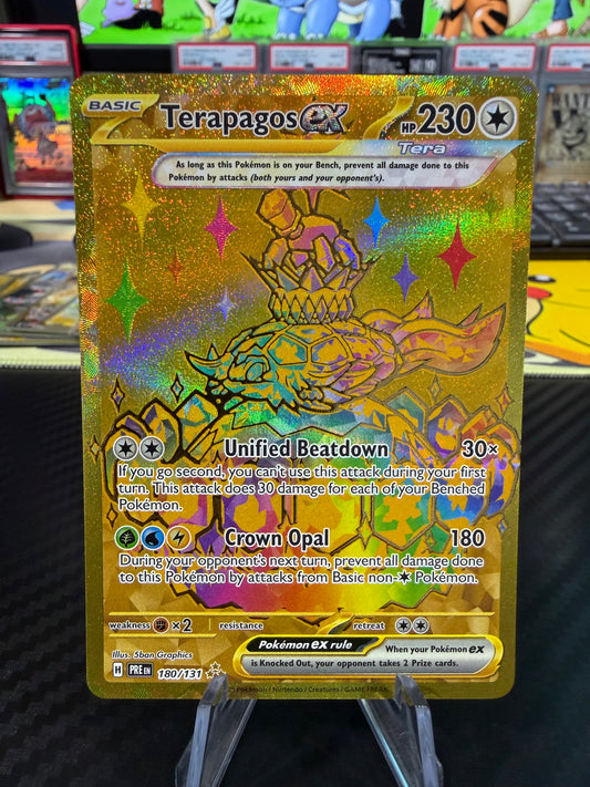 Terapagos Ex - 180/131 - Hyper Rare - Prismatic Evolutions - NM