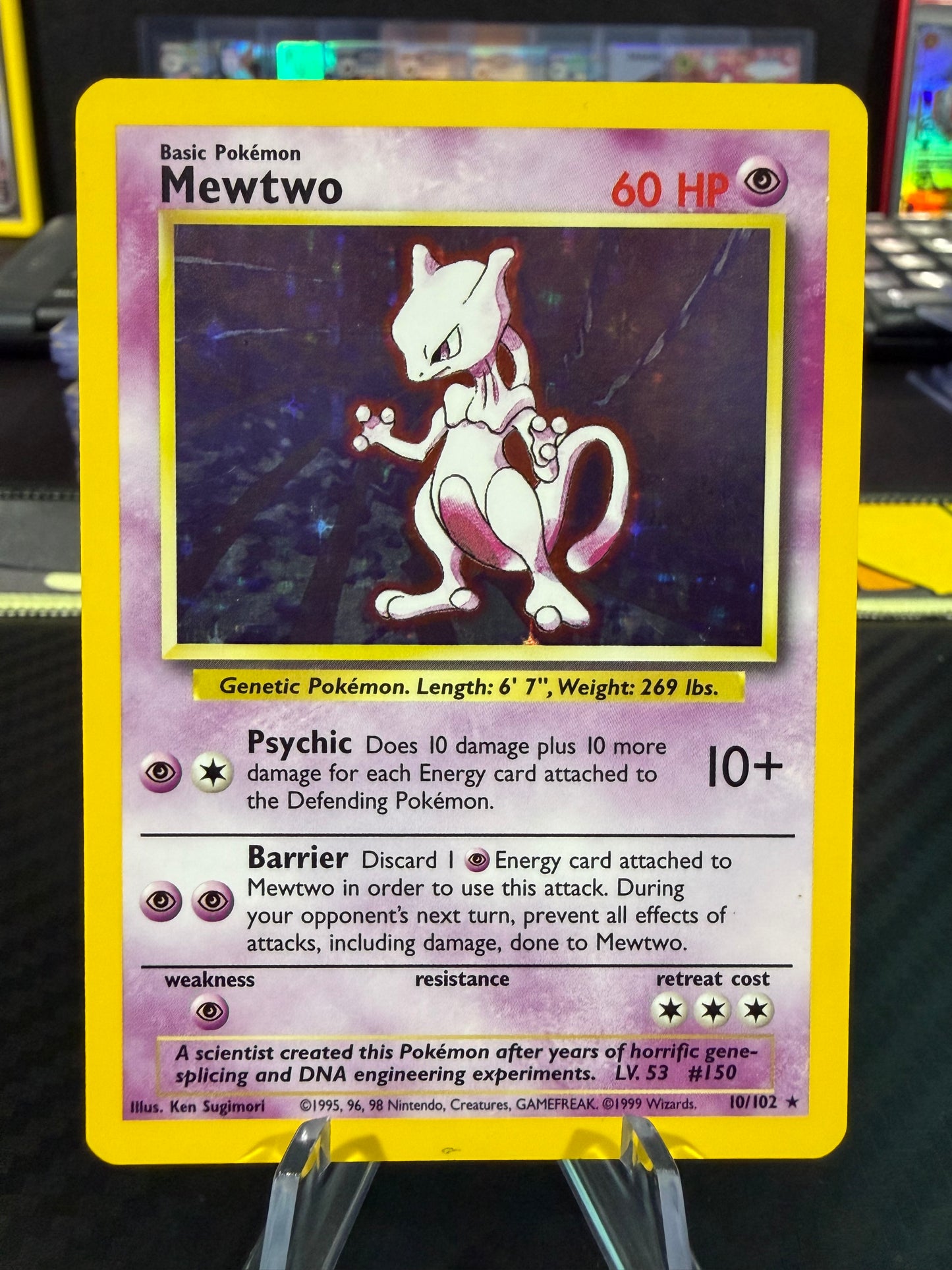 Mewtwo - Holo - 10/102 - Pokemon Base Set