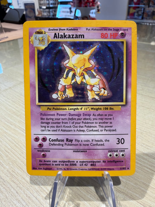 Alakazam Holo - 1/102 - Base Set