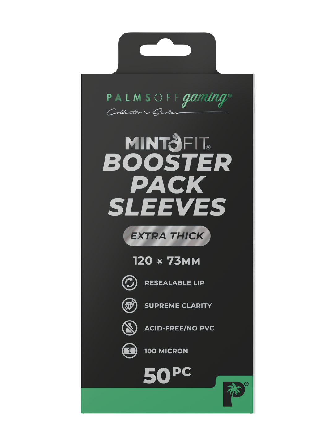 Palms Off Gaming - Booster Pack Sleeves - 50 Pack
