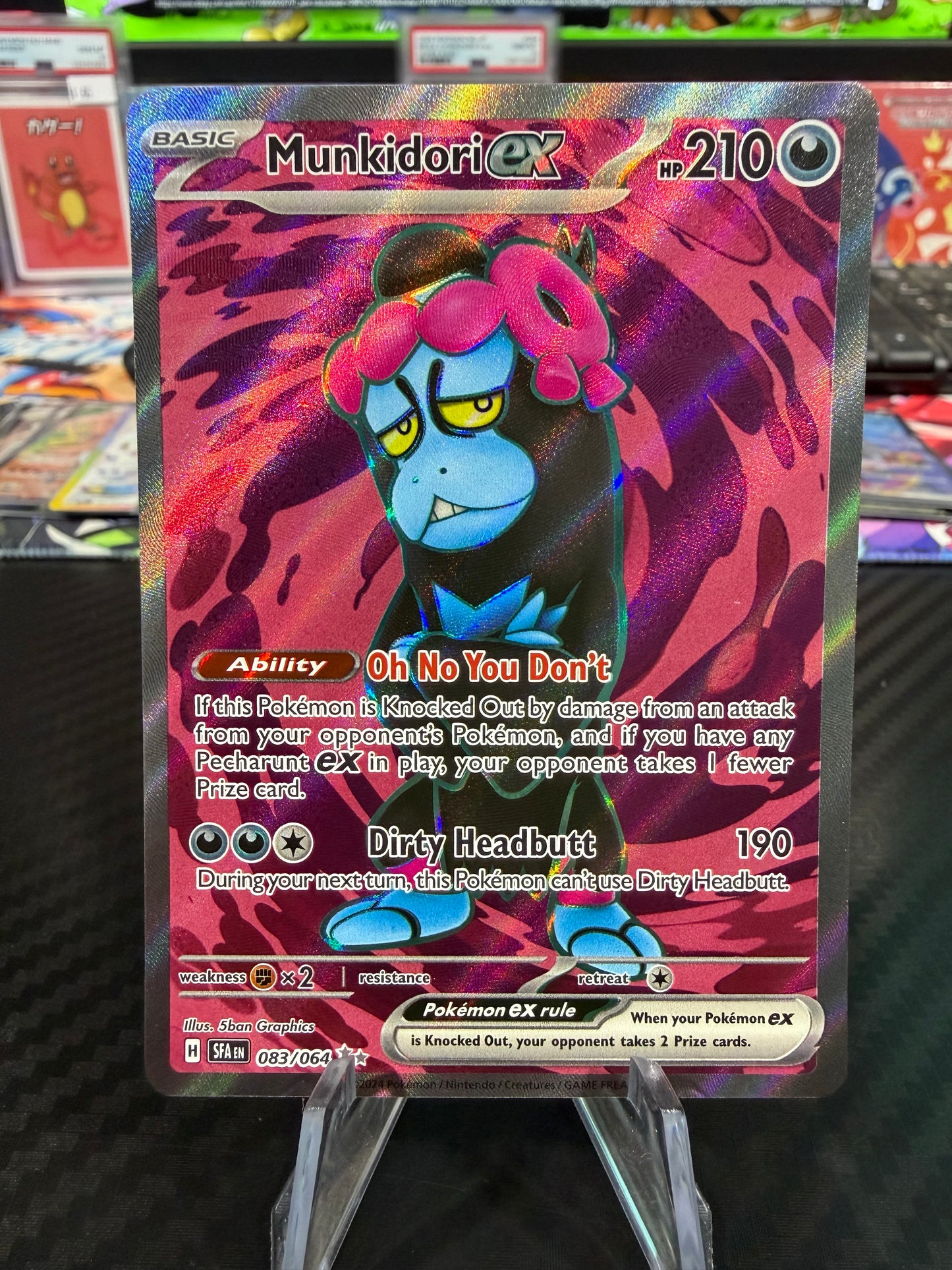 Munkidori Ex - 083/064 - Full Art - Shrouded Fable - NM