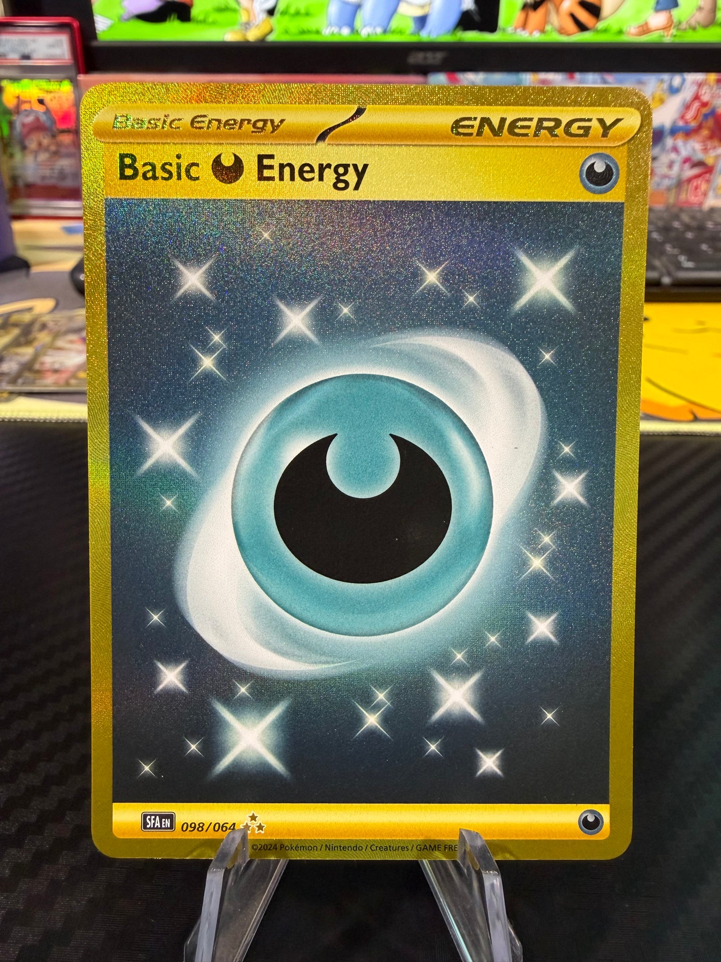 Basic Darkness Energy - 098/064 - Hyper Rare - Shrouded Fable - NM