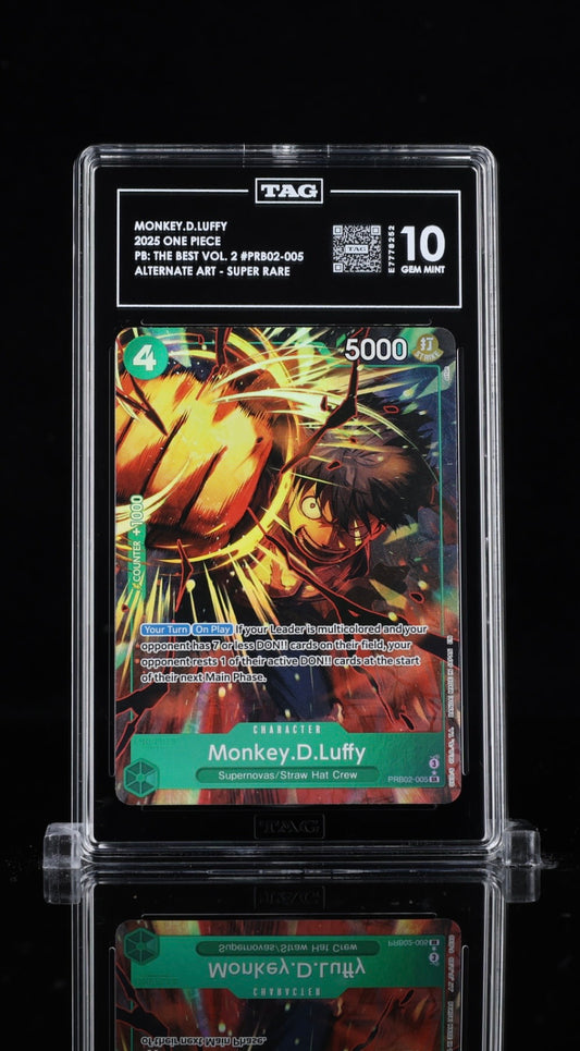 TAG 10 - Monkey D Luffy - PRB02-005 - Alternate Art - The Best Vol. 2
