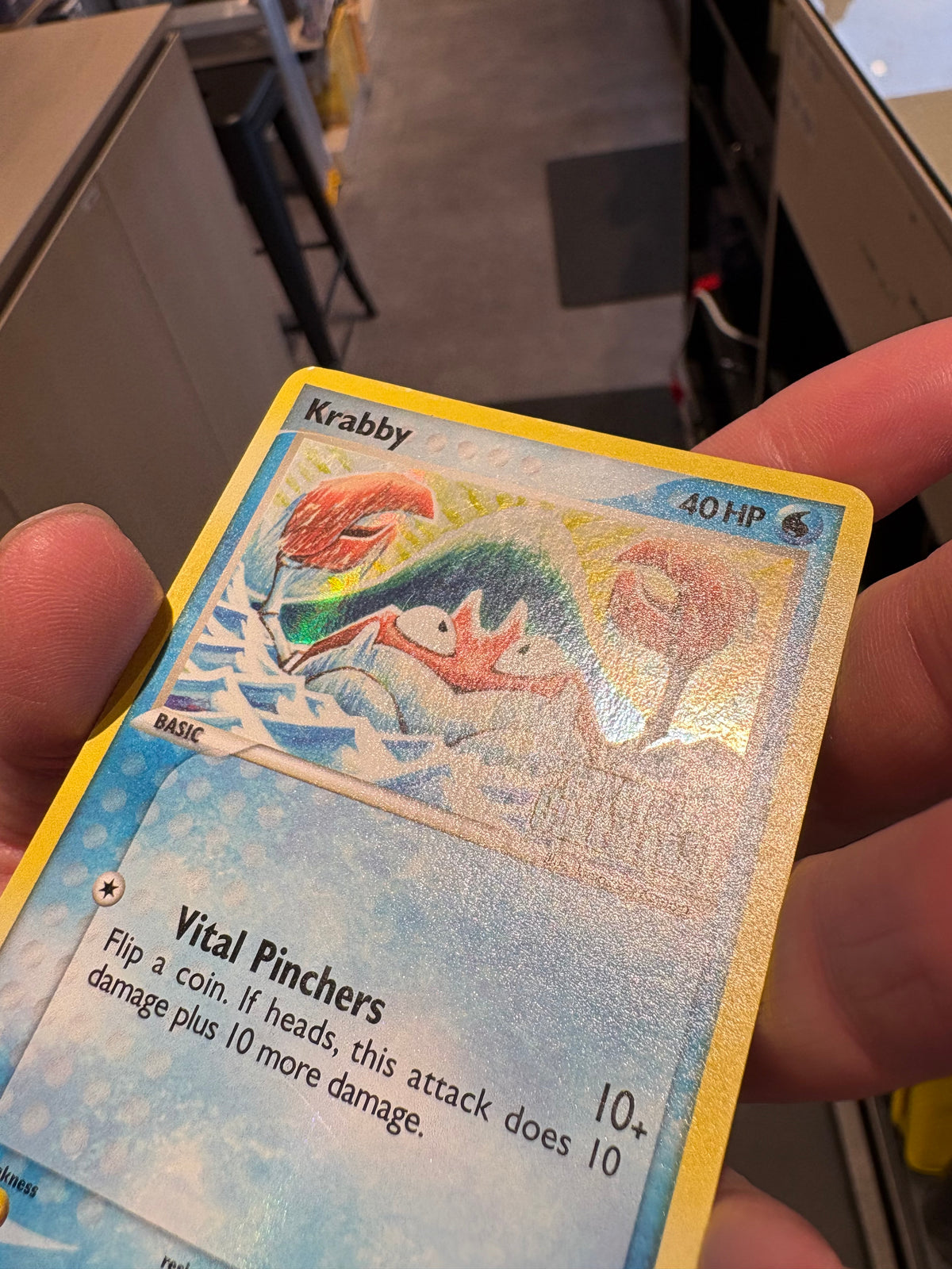 Krabby - 54/100 - Crystal Guardian Stamped Holo