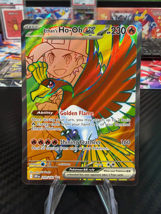Ethan’s Ho-Oh Ex - 209/182 - Full Art - Destined Rivals - NM
