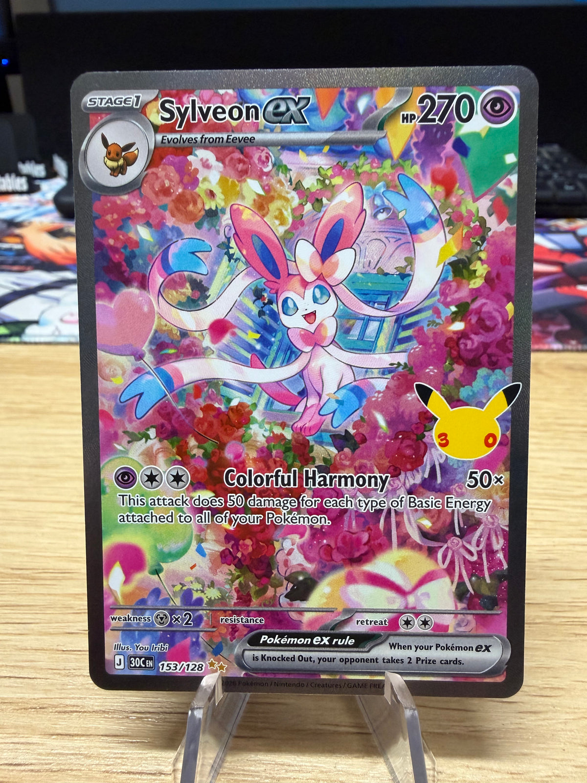 Sylveon EX - 153/128 - 30th Anniversary