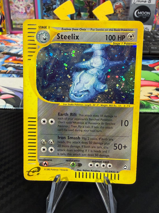 Steelix - Holo - H23/H32 - Pokemon Aquapolis - HP