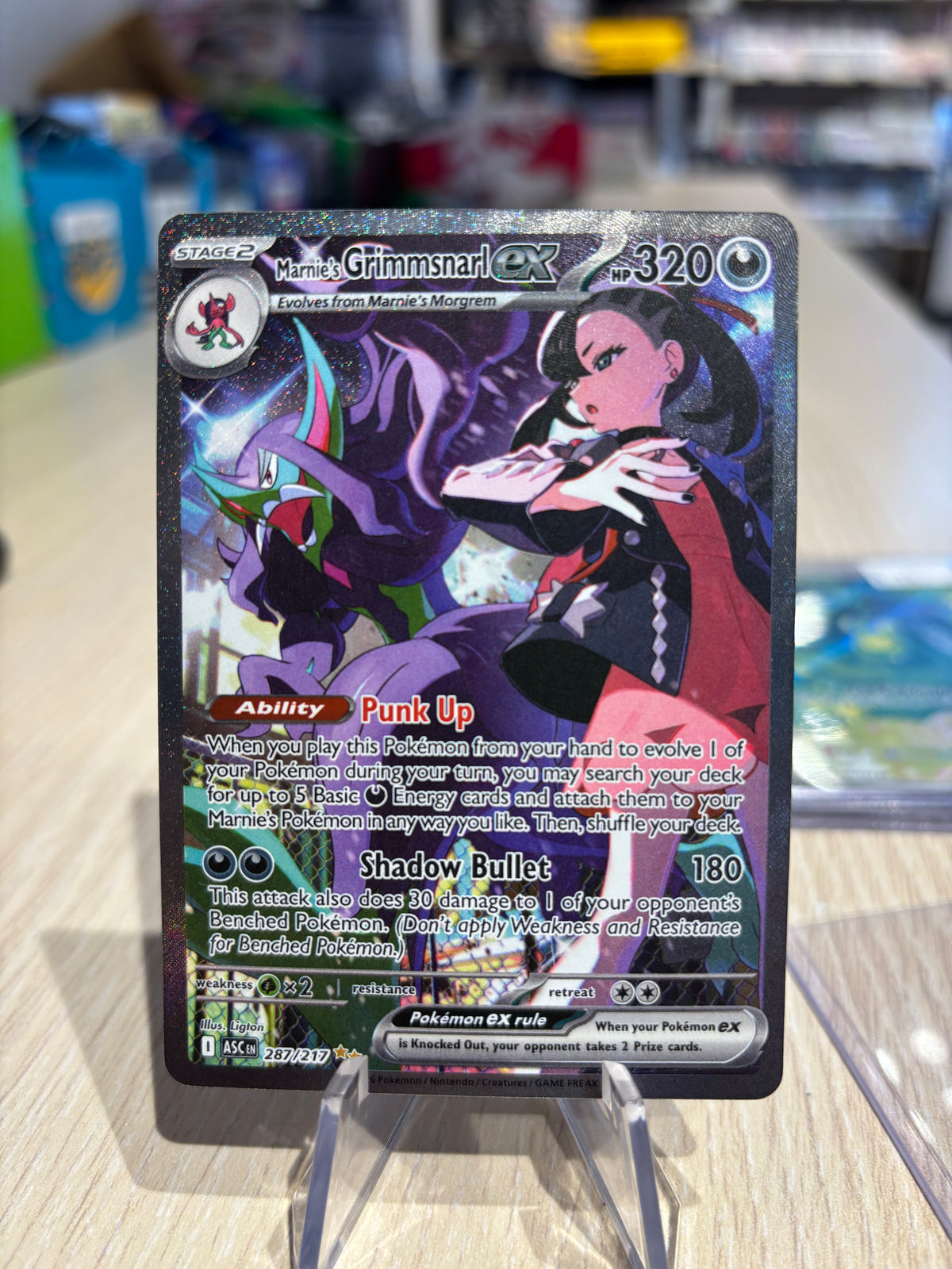 Marnie’s Grimmsnarl Ex - 287/217 - Ascended Heroes